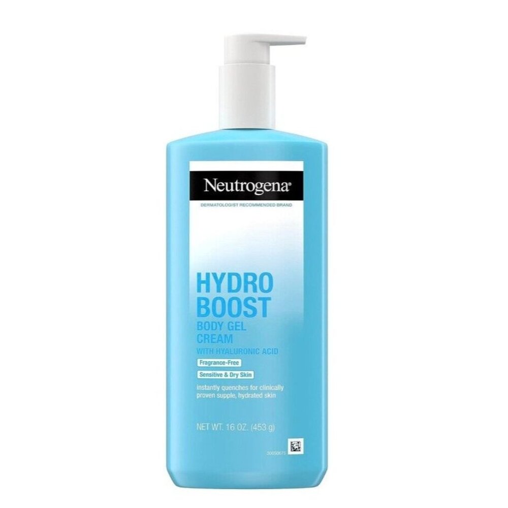 Neutrogena FRAGRANCE FREE Hydro Boost Hydrating Body Gel Cream, 16 Ounce NEW